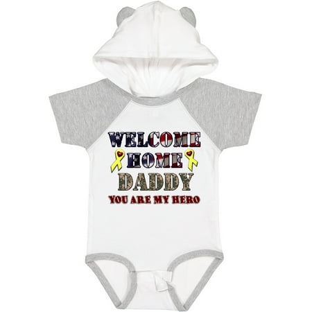 

Inktastic Welcome Home Daddy Gift Baby Boy or Baby Girl Bodysuit