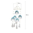 thumbnail image 2 of Mamimami Home Bohemian Rainbow Baby Mobile with Wooden Balls, Colorful Felt, Baby Crib Mobile, 2 of 7