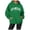 Green, variant on Los Angeles Hoodies for Women Fall Winter Long Sleeve Graphic Hooded Sweatshirt with Pockets Streetwear Pullover Tops