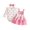 Pink, variant on ibiyuan 3t Girl Clothes Fall Winter Outfits Soft 2 Piece Playwear, Printed Long Sleeve Romper Bodysuit Elastic Suspender Skirt Back To School Outfits For Girls