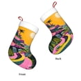 thumbnail image 3 of Disketp Retro Futuristic Landscape Christmas Stockings, Xmas Stocking for Family Holiday Season Décor, Personalized Holiday Indoor Decorations, 3 of 7