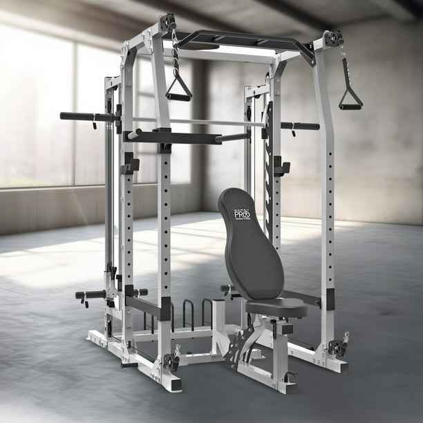 Marcy SM 7362 Pro Smith Machine Home Gym System for Full Body Training