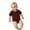 Brown, variant on Huowey Boys Short Sleeve Romper Bodysuits Gentleman Clothes Trendy Dailywear, 0-3 Months