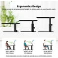 thumbnail image 3 of BoYata Monitor Riser Stand, Adjustable Height Metal Desktop Stand Storage Organizer Compatible with TV, PC, Laptop,, 3 of 5