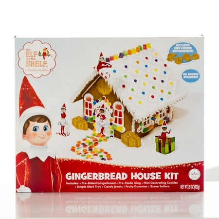 The Elf on the Shelf Holiday Gingerbread House Kit - Everything Included - Easy to Build - 29oz