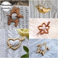thumbnail image 2 of Brooch Pin with Wooden Animal Pattern Diy Craft Badge Cartoon Pin Funny Cute Shawl Pin Scarf Buckle Clasp Pins Jewelry Gift 2023, 2 of 4