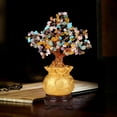 thumbnail image 4 of GUOOL Feng Shui Crystal Money Tree Wooden Base for Office, Front Door, Living Room Multicolour, 4 of 7