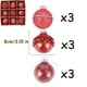 thumbnail image 5 of Adornos navideños con lentejuelas brillantes de 8 cm, 9 piezas para colgar en el árbol de Navidad, bolas transparentes irrompibles para fiestas y Año Nuevo, 5 of 5