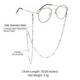 thumbnail image 6 of ChainsHouse Eyeglass Chains Cord for Women Men Beaded Cuban Link Summer Sunglasses Holder Eyewear Jewelry, 6 of 8