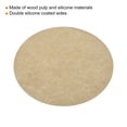 thumbnail image 4 of Uxcell 100pcs Parchment Paper Rounds, 4 pulgadas de papel para hornear antiadherente para hornear, asar, freír al aire y vapor, marrón, 4 of 5