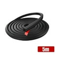 thumbnail image 2 of Rubber 3-Layer Car Door Seal Strips Sound Insulation Weatherstrip Accessories 5M, 2 of 8