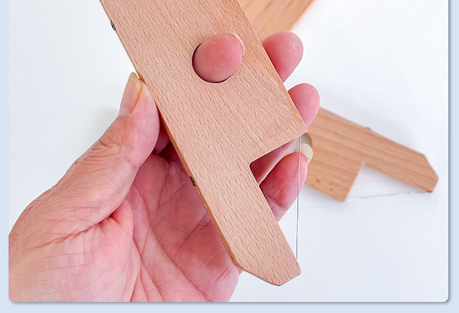 2pcs Creative Hobbies Wood and Wire Bevel Cutter Clay Trimming Tool for Pottery, Ceramics and Sculpting