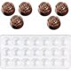 thumbnail image 1 of Molde de chocolate transparente, molde de plástico transparente para dulces, para hacer dulces esféricos, chocolate, refrigerios para pasteles, caja de color 27,8 cm * 14 cm * 2,5 m (forma de rosa), 1 of 5