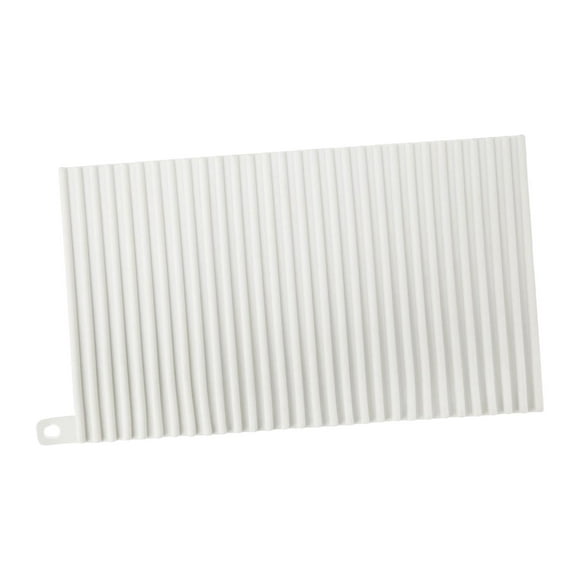Tapete de drenaje plegable Perfecl utensilios de cocina multiusos silicona resistente al calor Blanco B-Blanco