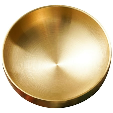 

HOMEMAXS Convenient Salad Bowl Stainless Steel Food Bowl Household Serving Bowl Food Accessory