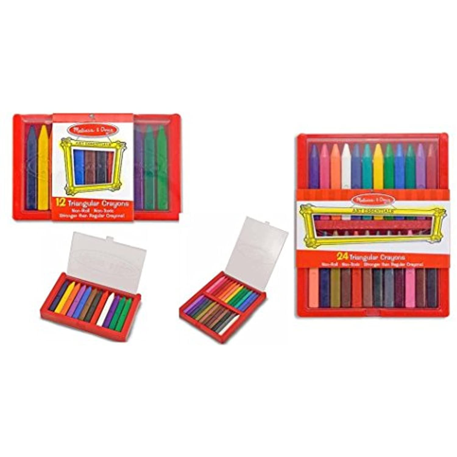 Melissa & Doug 24 Triangle Crayons – Beanstalk Children's Resale