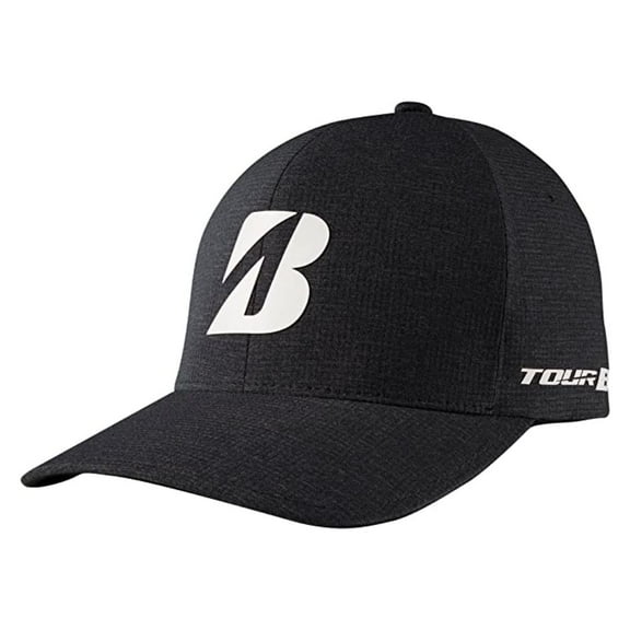 Bridgestone Golf Tour B Delta Fitted Hat, Small/Mediuim Charcoal -