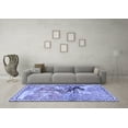 thumbnail image 3 of Ahgly Company Indoor Square Animal Blue Traditional Area Rugs, 5' Square, 3 of 4