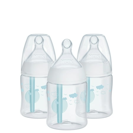 UPC: 0885131699787 | NUK Smooth Flow™ Pro Anti-Colic Baby Bottle 5 oz Blue 3-Pack