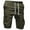 Green, variant on Elainilye Fashion Sport Shorts Men Casual Plain Print Bandage Casual Loose Sweatpants Drawstring Shorts Pants,Gray