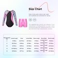 thumbnail image 6 of ZDHoor Girls Gymnastics Leotards Long Sleeve with Shorts Outfits Sparkle Dancewear Bodysuit Purple-A 6, 6 of 6