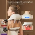 thumbnail image 3 of Neck and Shoulder Massager with Heat, 4D Cordless Shiatsu Deep Tissue Kneading Heated Back Massager for Pain Relief, Gifts for Women Men Mom Dad, Beige, 3 of 10