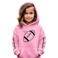 thumbnail image 2 of Byoo Teen Girl's Hoodie Football Graphic Hooded Sweatshirt Casual Activewear Pullover, 2 of 4