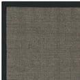 thumbnail image 6 of SAFAVIEH Natural Fiber Forrester Border Sisal Area Rug, Charcoal, 4' x 4' Square, 6 of 8