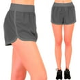 thumbnail image 4 of Women's Athletic Running Sweat Shorts Lounge Sport Gym Walking Yoga Charcoal M, 4 of 7