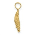 thumbnail image 3 of FJC Finejewelers 10 kt Yellow Gold Lion's Paw Shell Charm 13 x 13 mm, 3 of 6
