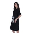 thumbnail image 2 of Just Love Short Sleeve Nightgown Sleep Dress for Women (Black - Blessed Mama, 3X), 2 of 3