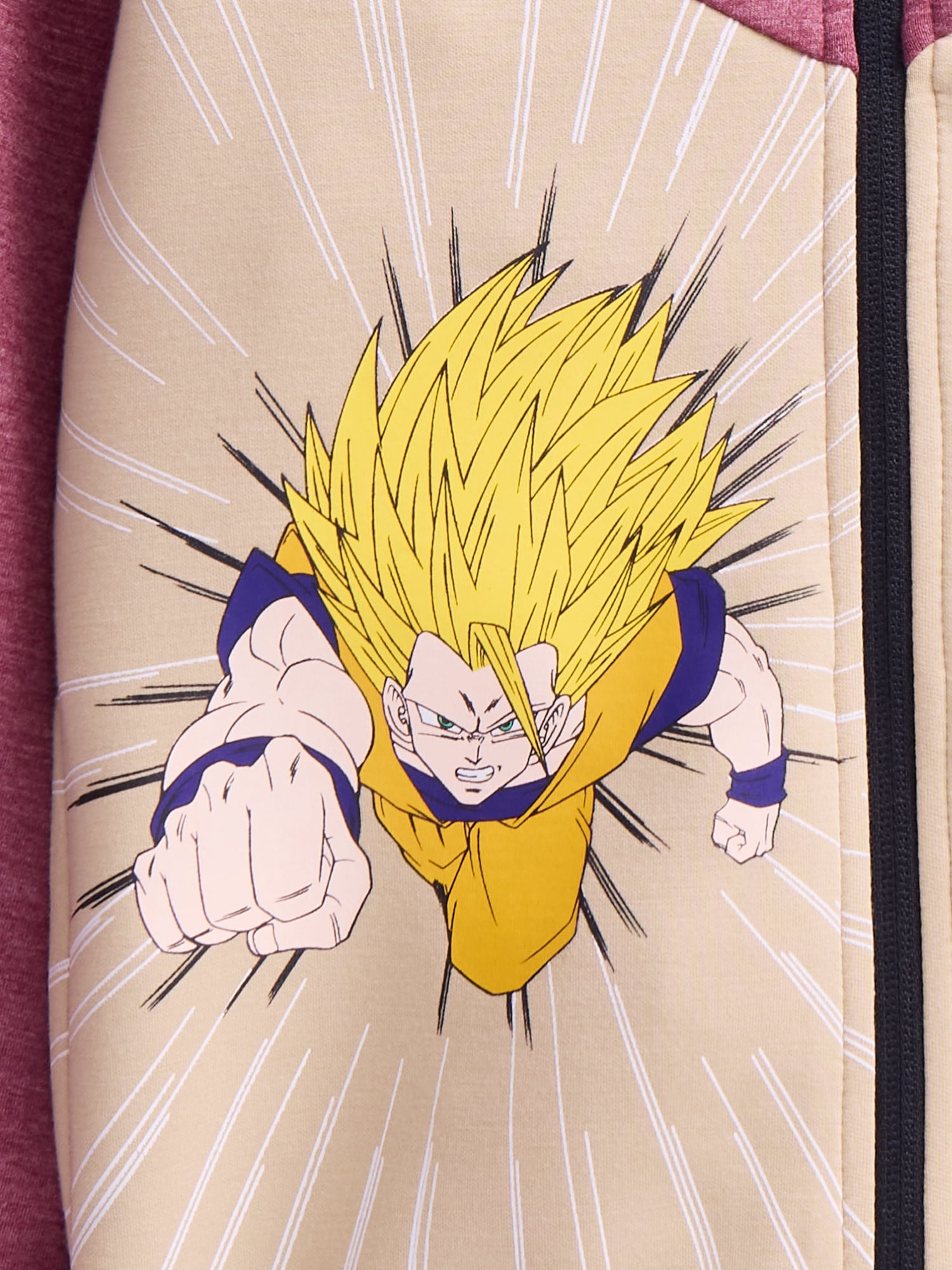 Dragon Ball Z Boys Full Zip Hooded Jacket, Sizes 4-16