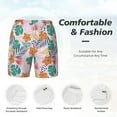 thumbnail image 5 of Lsque Mens Swim Trunks Tropical Plants Pattern - Bathing Suit Compression Liner - Beach Swim Shorts Swimwear - (S-3XL) - Stretch Quick Dry -3X-Large, 5 of 9