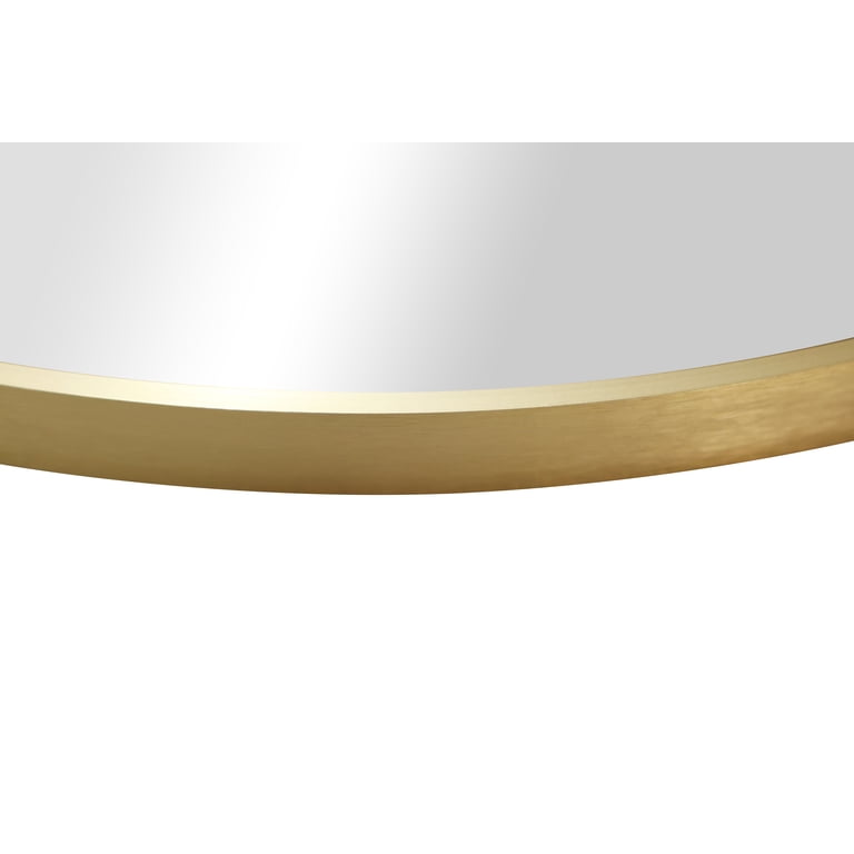 Better Homes & Gardens 28 Inch Gold Aluminum Round Wall Mirror photo 5