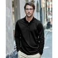 thumbnail image 2 of Tee Jays Mens Luxury Stretch Long Sleeve Polo Shirt, 2 of 3