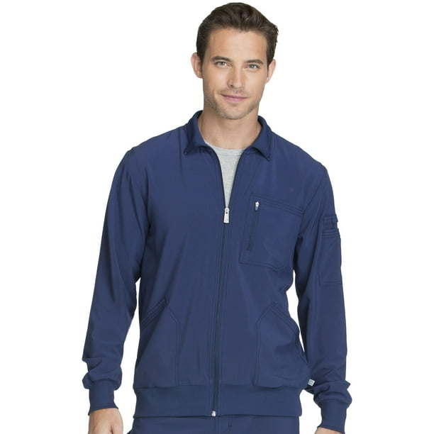 Cherokee Cherokee Infinity Scrubs Jacket for Men Zip Front CK305A, XL