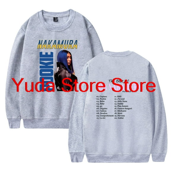 Aya Nakamura Merch Unisex Crewneck Long Sleeve Streetwear Men Women Sweatshirt Hip Hop Clothes