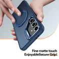 thumbnail image 7 of ANTSHARE for Samsung Galaxy S24 FE Case with 360°Rotatable Magnetic Stand & 9H ScreenProtector-Blue, 7 of 7