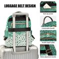 thumbnail image 3 of FORMRS Mini Backpack Purse for Women Quilted Travel Daypack Casual Shoulder Bag, Green and White Pattern, 3 of 7
