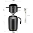 thumbnail image 2 of NEW 2025 Pour Over Coffee Maker Camping Coffee Maker Set 500ML, 304 Stainless Steel Portable Coffee Maker 4pcs, camping coffee pot for Outdoor, Travel, Home, Office（Without a Pot）, 2 of 9