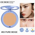 thumbnail image 2 of OUHOE Silk Soft Mist Polvo Cake Larga Duración Impermeable Natural Nude Maquillaje 8g Gao Jinjia unisex, 2 of 2