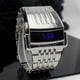 thumbnail image 4 of Gwong Electrónica Reloj de pulsera LED Modo de ahorro de energía automático de acero inoxidable Calendario digital Reloj deportivo para oficial, 4 of 6