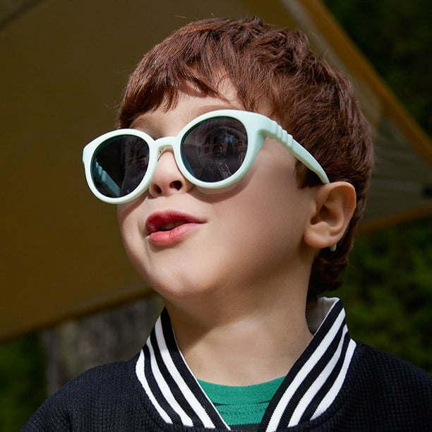 Gafas de sol para ninos de 0 a 3 anos Proteccion UV proteccion lateral confort optimo azul TUNC Sencillez Walmart en linea