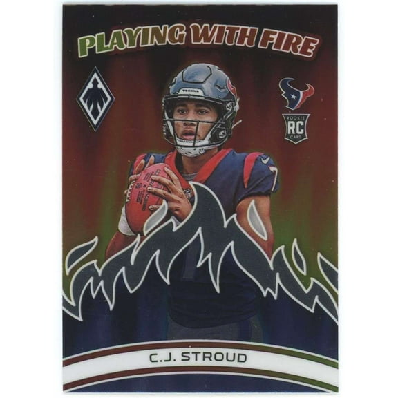NFL 2023 Panini Phoenix Playing with Fire CJ Stroud PWF-2 (Rookie)