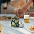 thumbnail image 5 of Yayeee Ashtray with Lid for Cigarette Smokeless Stainless Steel Home Ash Holder, White Flower Pattern, 5 of 7