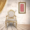 thumbnail image 3 of Marrott, Stephanie 10x18 Gold Ornate Wood Framed with Double Matting Museum Art Print Titled - Reindeer Names, 3 of 4