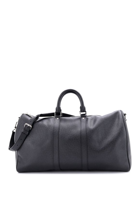 Pre-Owned Keepall Bandouliere Bag Taiga Leather 50 By Rebag