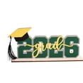 thumbnail image 2 of Graduation Decorations 2026, Graduation Party Decorations, Graduation Hat Decorations, 12X4inWooden Party Centerpieces, Green Gold 2026 Tassel Graduation, Table Decorations,, 2 of 9