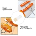 thumbnail image 3 of Barbecue Forks Stainless Steel with Wood Handle for Sausage 6Pcs, 3 of 5