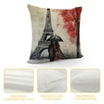 thumbnail image 4 of Nawypu  Oil Painting Pink and Red Paris Tower Throw Pillow Covers  Black White Eiffel Tower Pillow Case Decorative Cushion Covers for Sofa Bedroom Living Room Set of, 4 of 5